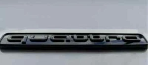 A Pair of 2 Gloss Black quattro emblem 95mm For Audi Quattro Emblem NEW 2PCS - Picture 1 of 1