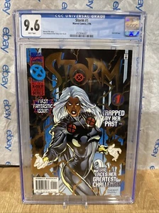 1996 Feb Marvel Storm #1 CGC 9.6 Gold Foil Logo White Pages Uncirculated Graded - Picture 1 of 4