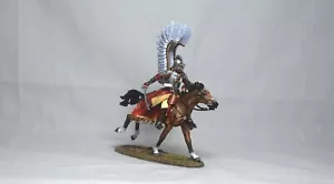 MINIATURAS DE EQUIPO GUERRA NAPOLEÓNICA VEA6005 HÚSAR ALADO PULIDO CARGA CON ESPADA - Imagen 1 de 6