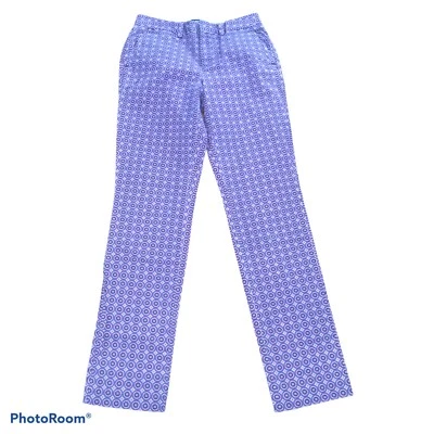Pantalón de pierna recta Lands End de segunda mano multicolor bolsillos elásticos para mujer talla 2. Foto 1 de 4