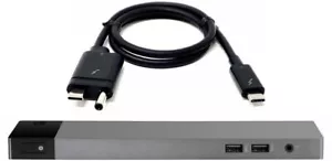 HP Elite ZBOOK Thunderbolt 3 Docking Station HSTNN-CX01 DOCK + TB Cable *NO PSU - Picture 1 of 1