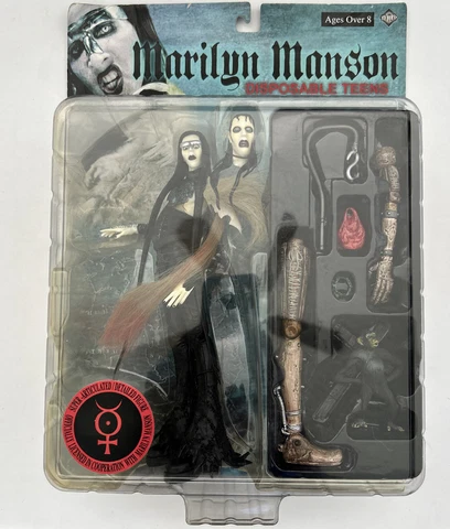 Marilyn Manson Action Figure Disposable Teens Fewture Models RARE! Vintage! New! Cover