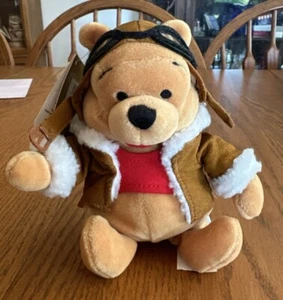 European Disney Pooh Pilot Aviator Highflyer Pilot Beanie Plüsch Retired Beanie - Bild 1 von 5