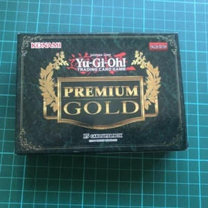 YuGiOh Card Premium Gold Booster Box original raro sellado de fábrica - Imagen 1 de 2