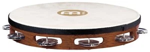 Meinl TAH1AB Traditional Ziegenfell Holz Tambourine Tamburin Stahl Schellen 10" - Bild 1 von 1