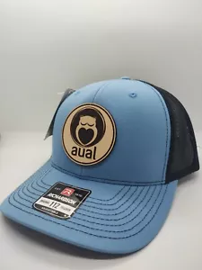 Aual Official Branded Leather Patch Adjustable Trucker hat Baseball Cap - NEW - Picture 1 of 6