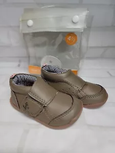 Carters Every Step Brown Casual Shoes Size 4 1/2 Stage 3 Walk NEW - Picture 1 of 8