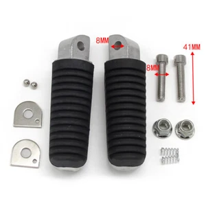 Pedane Poggiapiedi Anteriore Per Yamaha XJ600 TDM900 FZ6-N FZ6N FJR1300 XJR400 - Foto 1 di 7