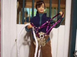 Halter Jaapi ROYAL PÚRPURA con cuerda de algodón plomo se adapta a los modelos tradicionales de Breyer - Imagen 1 de 1