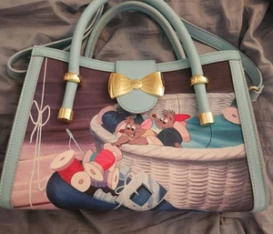Disney Cinderella Loungefly Handtasche Puderblau - Bild 1 von 16