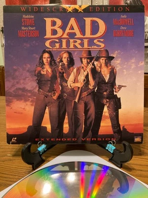 Bad Girls Vintage Laserdisc Drew Barrymore 1994 Widescreen Edition Film Video - Image 1 of 4