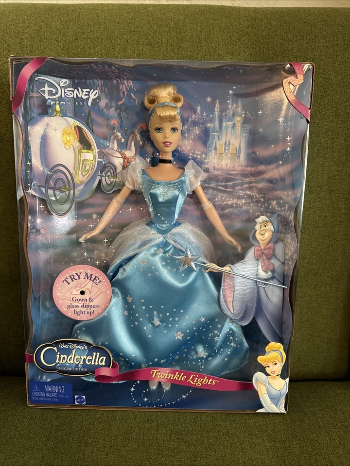 Disney Cinderella Twinkle Lights Special Edition 2004 Mattel G7983