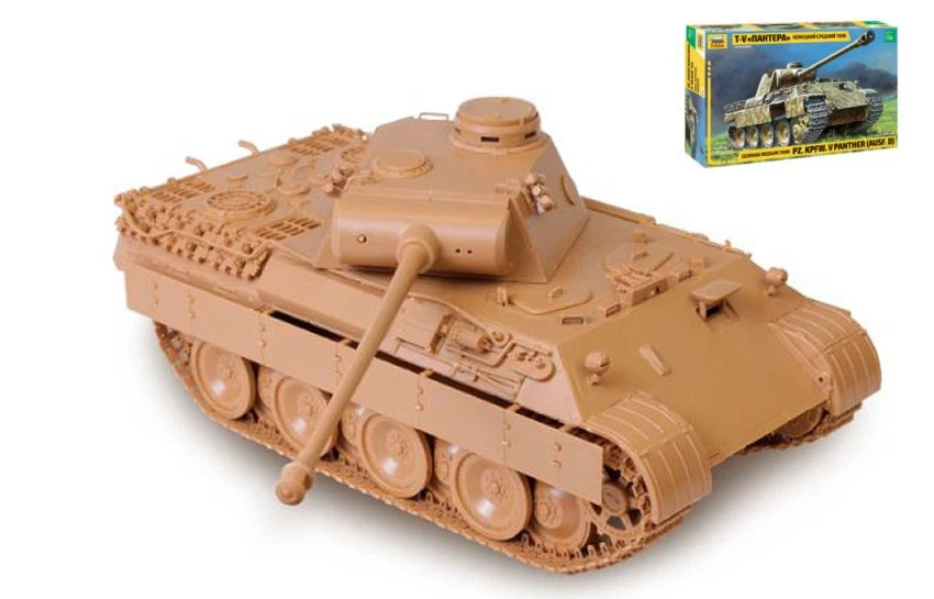 Zvezda Z3678 PANTHER AUSF.D KIT 1:35 Modellino - Immagine 1 di 1