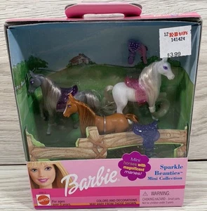 Barbie Sparkle Beauties Collection Mini Pferde 88812 2000 Mattel Neu Vintage - Bild 1 von 13