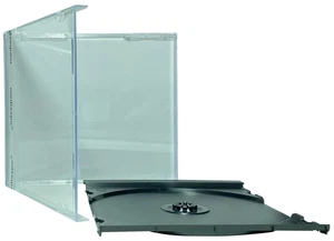 STANDARD Black CD Jewel Case (Unassembled) Lot - Picture 1 of 2
