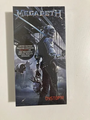 MEGADETH DYSTOPIA LIMITED EDITION CD W/ VR GOGGLES EXCLUSIVE SEALED Longbox - Image 1 of 4
