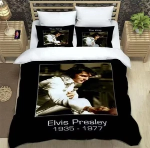 Elvis Presley Quilt Cover 3D Print Queen Size - Picture 1 of 1