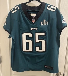 SB 52 Lane Johnson Midnight Green Philadelphia Eagles Nike FUSE ELITE Trikot 48 - Bild 1 von 6