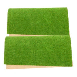  2 Stück Kunstrasen Material Grasbeet für Projekt Kunstrasen Deko - Bild 1 von 12