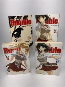 MANGA: School Rumble Vol. 1,2,3 &4 by Jin Kobayashi ‘06-‘07 - Picture 1 of 14