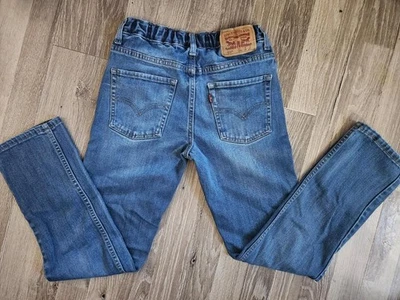 Boys size 12 reg. Levi's 511...26w..27L...Blue..red tag..adjustable waste.. - Image 1 of 3