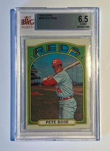 BASEBALL 1972 TOPPS #559, PETE ROSE, BVG 6.5 EX-MT+ - Picture 1 of 2