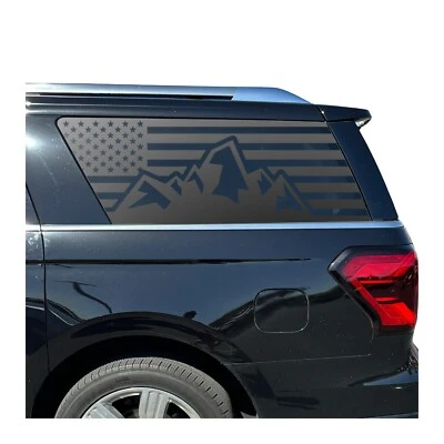 Calcomanías de bandera de Estados Unidos Mountain Range para Ford Expedition MAX 2018-2024 solo EXM-CX3 Foto 1 de 4