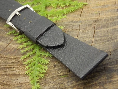 Speidel USA Vintage NOS Unused Watch Band 22mm Brown Leather Silver Tone Buckle - Image 1 of 4