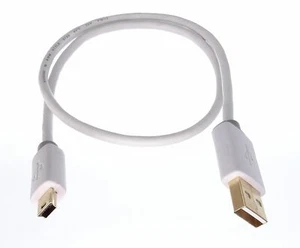 Cable USB A mini-B (50cm, blanco) - Imagen 1 de 1