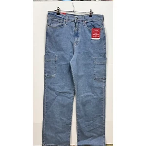 Levi Strauss Heritage Utility Jeans High Rise Loose Straight Comfort Stretch 12 - Picture 1 of 16