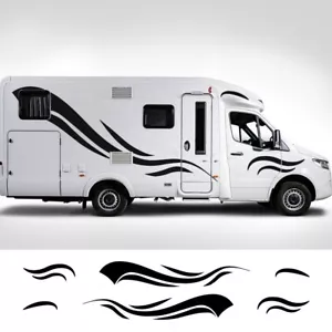 MOTORHOME GRAPHICS STICKERS DECALS CAMPER VAN CARAVAN HORSEBOX 03 - Picture 1 of 3