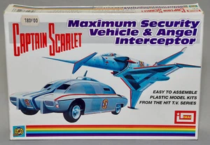 New IMAI CAPTAIN SCARLET Maximum Security Vehicle & Angel Interceptor model kit - Imagen 1 de 5