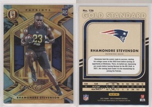 2021 Panini Gold Standard Rookies Platinum /75 Rhamondre Stevenson Rookie RC