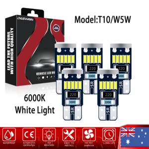 5X T10 White Panel Dome LED Bulb Light Interior Lamp For HOLDEN BARINA 2005-2010 - Picture 1 of 9