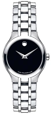 Reloj Movado Museo Colección Mujer Acero Inoxidable Esfera Negra 0606368 Foto 1 de 4