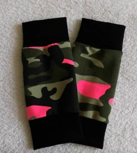   Puños ♥ puños para piernas ♥ para niña ♥ camuflaje ♥ handmade - Imagen 1 de 1