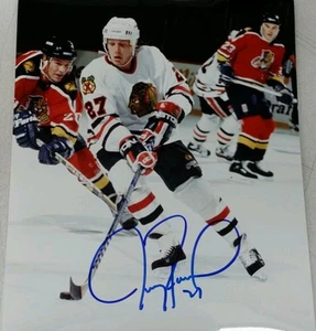 JEREMY ROENICK CHICAGO BLACKHAWK Autographed 8x10 Photo  W/COA - Picture 1 of 1