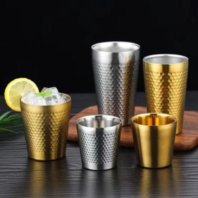 Keep Cold Cold Water Drinks Cup Stainless Steel Milk Mugs  Kitchen - Image 1 of 4