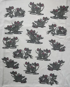 T-Shirt Vintage Screen Stars drei blinde Mäuse Orgie Herren XL unbetitelt selten HTF! - Bild 1 von 4