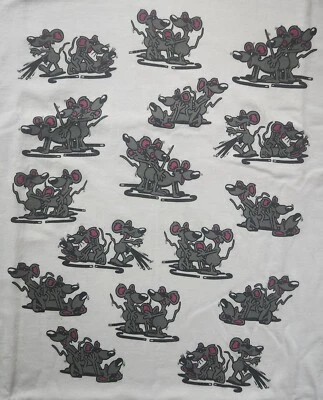 Camiseta Orgía Vintage Screen Stars Tres Ratones Ciegos Para Hombre XL Sin Título Rara Difícil de Encontrar! Foto 1 de 4