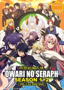 Owari no Seraph (Seraph of the End: Vampire Reign) Season 1+2 +OVA *English Dub* - Foto 1 di 6
