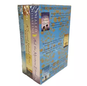 The Complete Khaled Hosseini Box Set Book Lot Kite Runner Splendid Suns Mountain - Foto 1 di 10