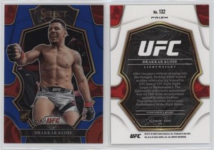 2023 Panini Select UFC Premier Level Blue Prizm /199 Drakkar Klose Rookie RC