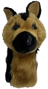 Daphne German Shepherd Golf Driver Headcover Brown Black - Picture 1 of 6