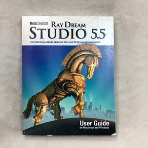 Ray Dream Studio 5.5 MetaCreations for 3D Graphics Design and Animation User Gui - Afbeelding 1 van 6