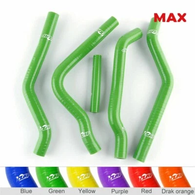 Kit de manguera de agua de radiador de silicona verde para Kawasaki KX125 1990-1993 1991 1992 Foto 1 de 4