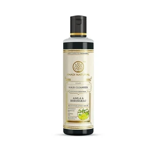Khadi Natural Amla & Bhringraj Cleanser (Shampoo) | Controls Dandruff, Hair Fall - Picture 1 of 8