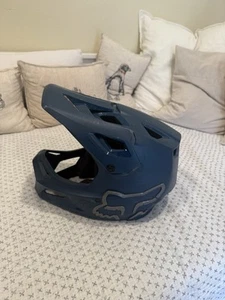 FOX RACING RAMPAGE HELMET MIPS (Youth Large) Dark Blue. Cleaned, GOOD condition - Picture 1 of 5