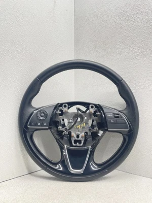 2015-2024 MITSUBISHI MIRAGE STEERING WHEEL BLACK LEATHER W/ AUDIO SWITCHES OEM — 第 1/4 张图片