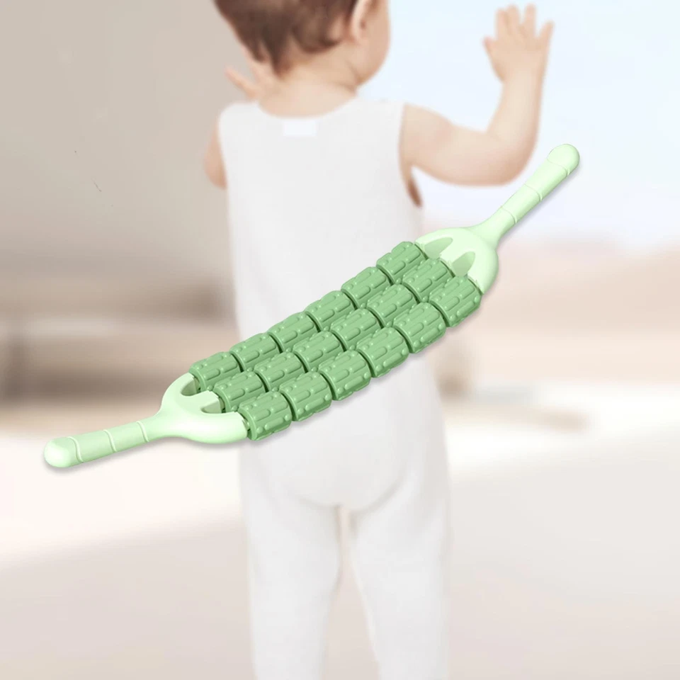 Rodillo de masaje en barra rodillo muscular tres filas cómodo masaje ligero Foto 1 de 1